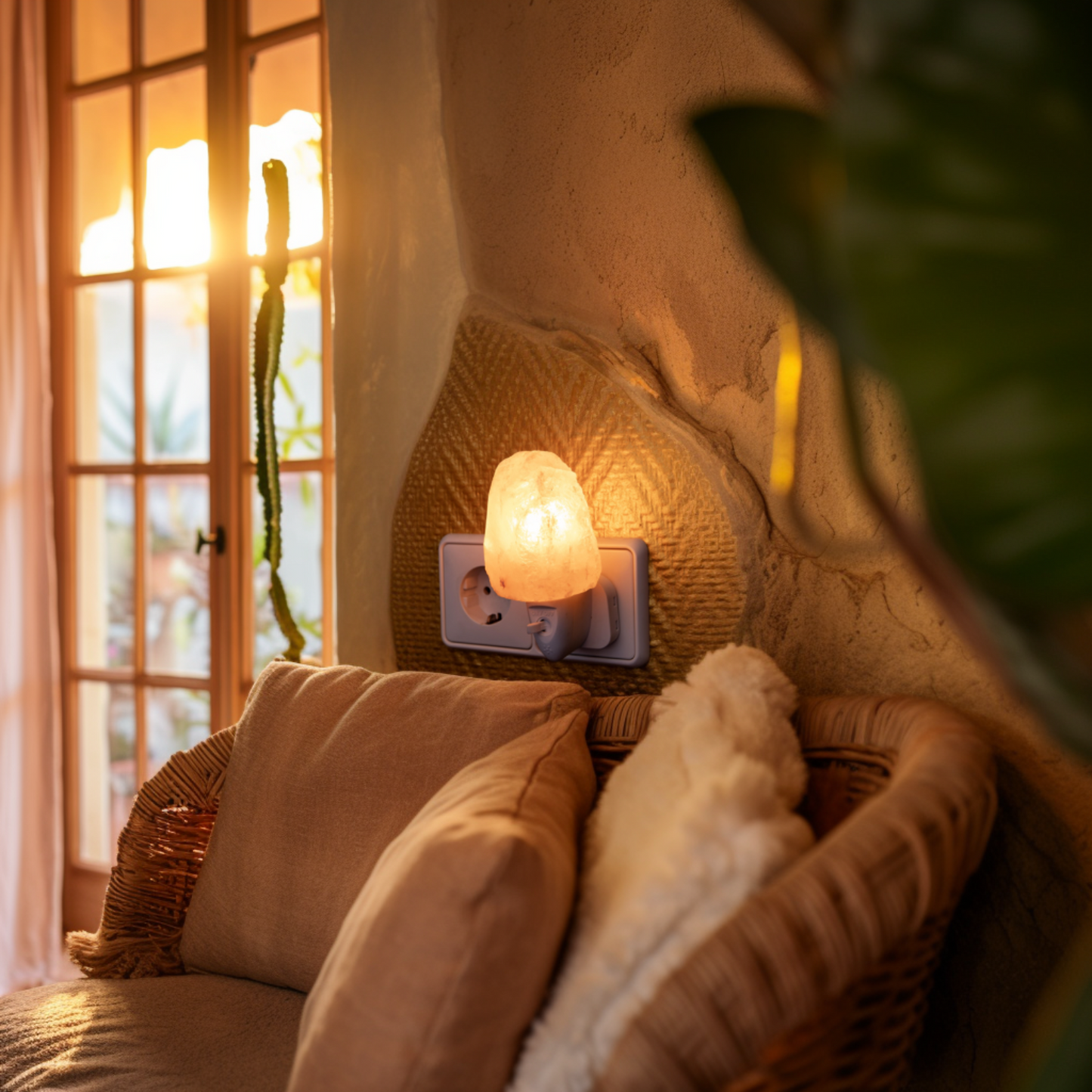 Nachtleuchte Salzstein “Naturstein”