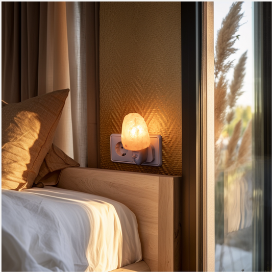 Nachtleuchte Salzstein “Naturstein”